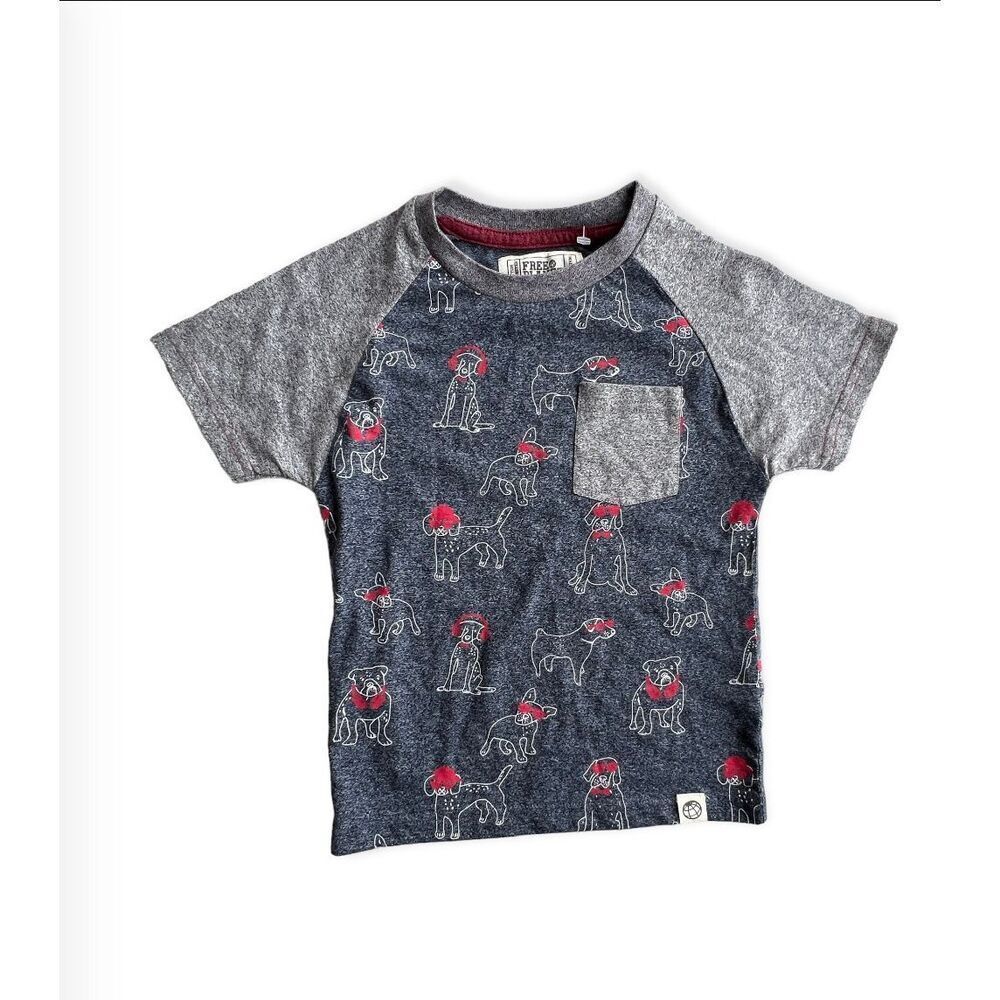 New Boys Nordstrom Free Planet Cool Dog Shirt - Sz 4